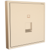 Tile Series 1 Port Ethernet Wall Outlet 2.1 - Champagne Gold