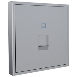 Tile Series 1 Port Ethernet Wall Outlet 2.1 - Space Gray