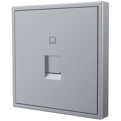 Tile Series 1 Port Ethernet Wall Outlet 2.1 - Space Gray
