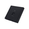 Tile Series 1 Port Telephone Wall Jack 2.1 - Ash Gray