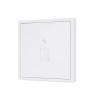 Tile Series 1 Port Telephone Wall Jack 2.1 - Ivory White