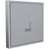 Tile Series 1 Port Telephone Wall Jack 2.1 - Space Gray