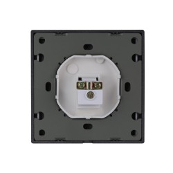 Tile Series 1 Port Cable TV Wall Outlet 2.1 - Ash Gray