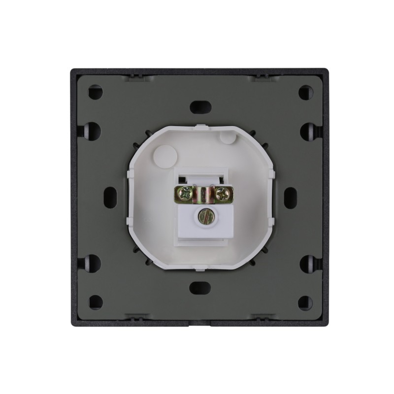 Tile Series 1 Port Cable TV Wall Outlet 2.1 - Ash Gray