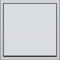 Tile Series Blank Panel 2.1 - Space Gray