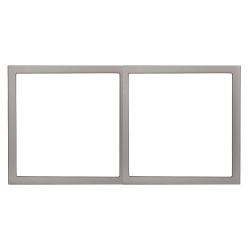 Tile Series 2 Gang Panel Frame 2.1 - Champagne Gold