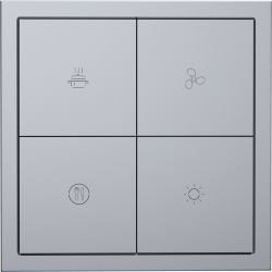 Tile Series 4 button smart panel 2.1 Metal - Space Gray