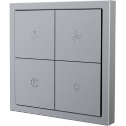 Tile Series 4 button smart panel 2.1 - Space Gray