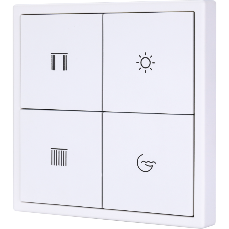 Tile Series 4 button smart panel 2.1 - Ivory White