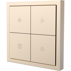 Tile Series 4 button smart panel 2.1 - Champagne Gold