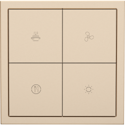 Tile Series 4 button smart panel 2.1 Metal - Champagne Gold