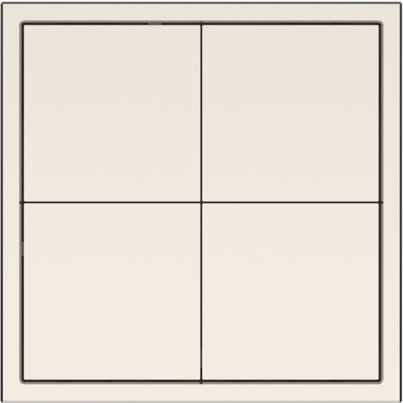 Tile Series 4 button smart panel 2.1 - Champagne Gold