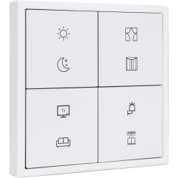 Tile Series 8 button smart panel 2.1 - Ivory White