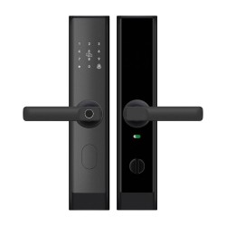 Fingerprint Smart Door Lock, with  standard lock body  (Black)