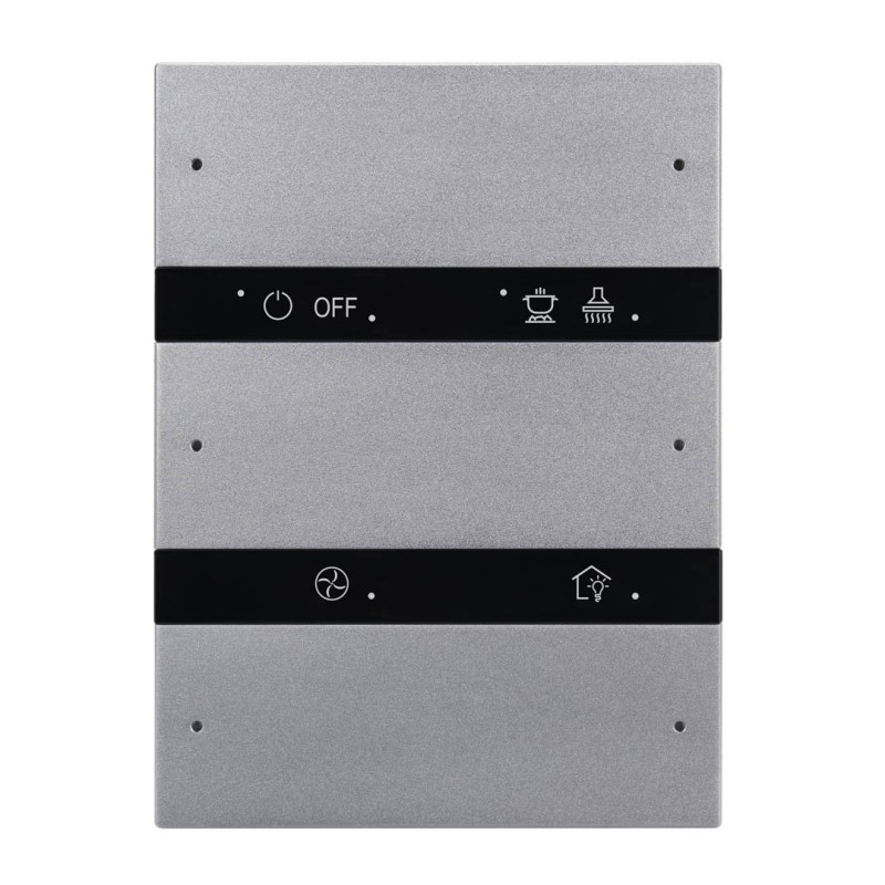 Granite Series 6 Buttons Smart Panel US - Space Gray