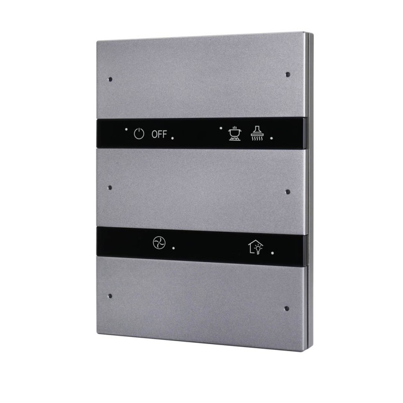 Granite Series 6 Buttons Smart Panel US - Space Gray