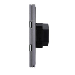 Granite Series 6 Buttons Smart Panel US - Space Gray