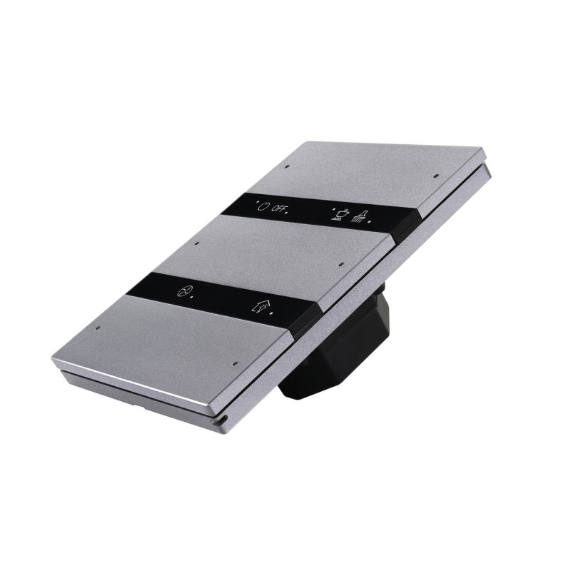 Granite Series 6 Buttons Smart Panel US - Space Gray